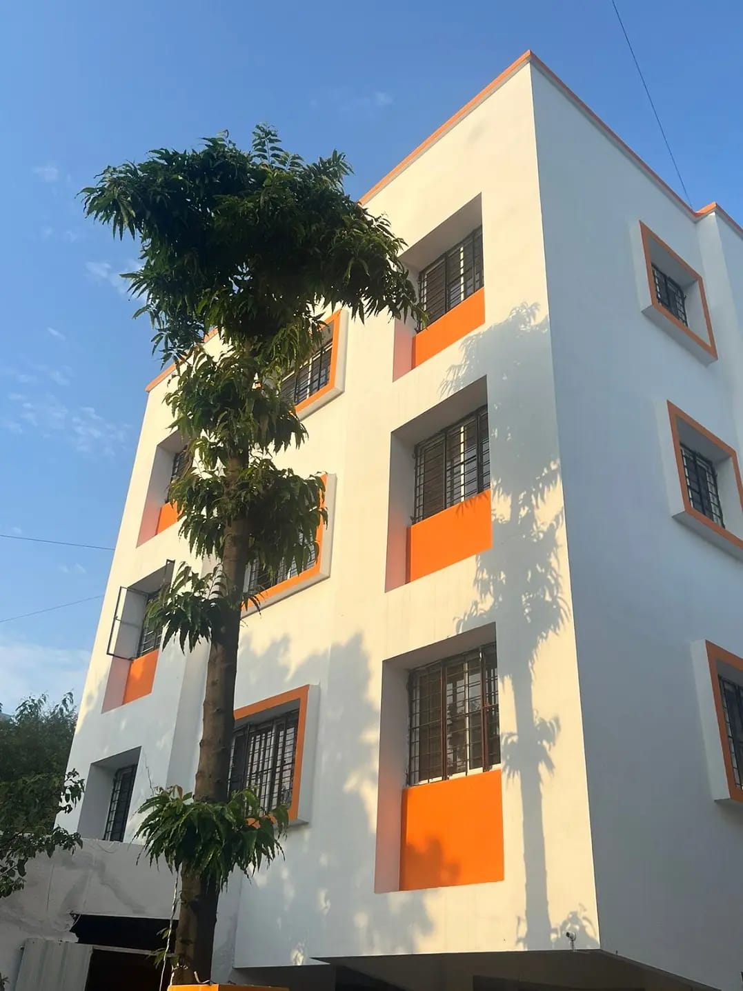 Modern hostel interior showcasing comfortable living spaces